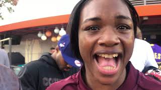 Claressa Shields talks sparring Errol Spence jr  esnews [upl. by Lerraj]