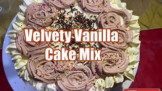 Velvety Vanilla Cake MixRecipe [upl. by Halpern]