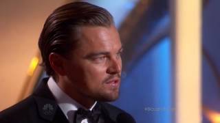 Leonardo DiCaprio exceptional winner speech at the 71st annual golden globe awards 2014 [upl. by Bornstein]