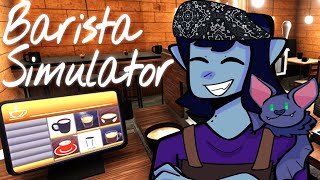 Virei Cafeteiro no jogo Barista Simulator Live Teste [upl. by Doughman]