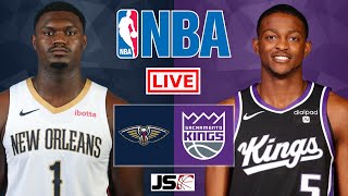 Pelicans vs Kings  NBA Live Scoreboard [upl. by Atiuqrahc]