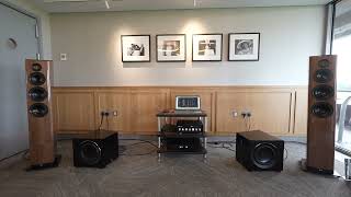 UK hifi Show Live 2024  HIFI NETWORK  ELAC Enleum Moonriver  Demo [upl. by Crosby925]