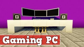 Wie baut man einen Computer in Minecraft  Minecraft Computer Bauen Deutsch Tutorial [upl. by Travers]