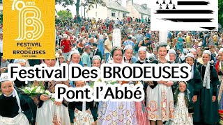 Les 70 ans du FESTIVAL DES BRODEUSES 2024 PONT l’ABBÉ Bretagne Finistère défilé grande Parade [upl. by Ttezzil]