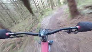 Gisburn Forest MTB  The 8 plus Hully Gully Hope Line and Leap of Faith plus crash 🤕😂 [upl. by Vinson845]