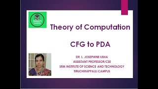 Smart Learn  Theory of Computation  Conversion of CFG to PDA [upl. by Orion43]