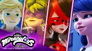 MIRACULOUS WORLD  ⭐ PARIS  A new team 🔮  Tales of Shadybug and Claw Noir [upl. by Lleynad]