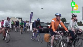 Barretstown Fundraiser Cycle Kilkenny rugby club [upl. by Merrick447]