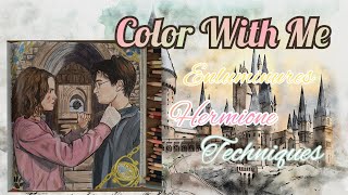 Color With Me Hermione ✨ Les Enluminures [upl. by Aiduan]