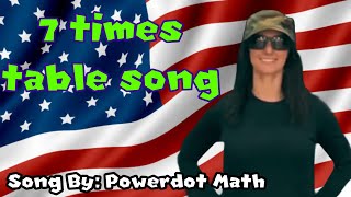 MrsCampbell and Class Sing Multiply by 7 with Sgt Seven [upl. by Buehler375]