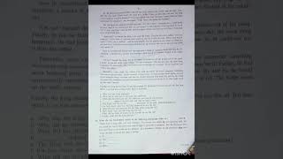 English preparatory examination question paper 📜🗞️ 202324190120232nd puc commerce students [upl. by Sacram]