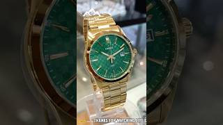 CASIO ENTICER MEN GREEN DIAL ANALOG GOLD STAINLESS STEEL MENS WATCH A2246 casio watch men [upl. by Zak696]