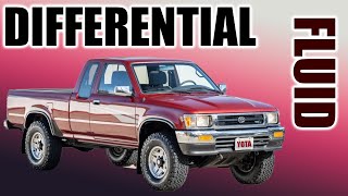 198995 Toyota Pickup4runner rear differential fluid change [upl. by Arlee]