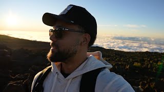 Watching the sunset on a volcano 10000 feet above sea level at Haleakala  Maui 2025 [upl. by Rramahs]