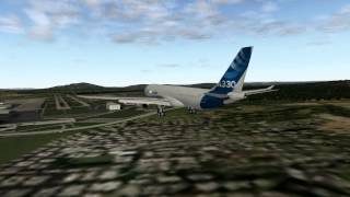 A330 JARDesign LFBOLSZH sample flight Part 2 [upl. by Sower]