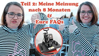 Transferpresse Ridgeyard 8 in 1 Hitze Presse ❗ Review nach 8 Monaten ❗ MuGuang [upl. by Ylera]