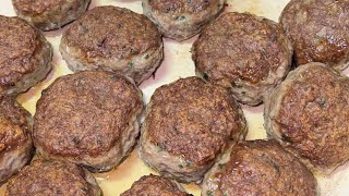 Boulettes de viande fait maison homemade meatball recette rapide et facile à faire [upl. by Donell]