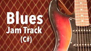 Chicago Blues Guitar Backing Track C [upl. by Stortz644]