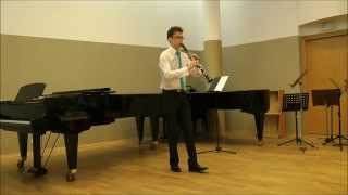 Louis Cahuzac Arlequin for Clarinet Solo [upl. by Downs]