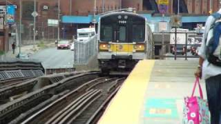 MTA LIRR M3 amp M7 LIRR Trains at Nostrand Ave Station [upl. by Urita]