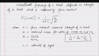 metal carbonyl  L4  IR stretching frequency and metal carbonyl [upl. by Quiteria364]