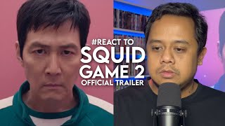 React to SQUID GAME Official Trailer [upl. by Lightman]