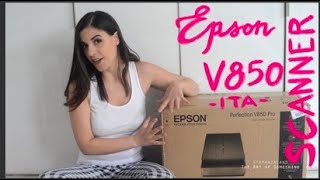 ITA Epson Scanner Perfection V850 Pro Unboxing [upl. by Liakim]