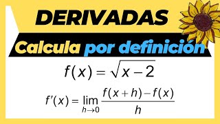 ✅DERIVADA por la DEFINICIÓN de una función irracional [upl. by Uv]