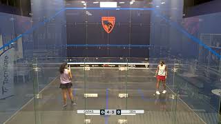 Nardine Garas VS Zeina Zein  Squash Inspire  Abbas Family 9K 24  Round 2 [upl. by Isolda]