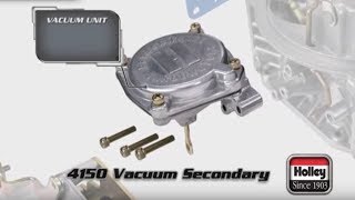 Overview Of The Holley 4150 Vacuum Secondary Carburetor [upl. by Nesilla]