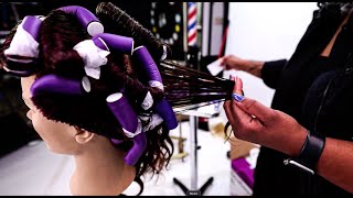 How To Perm Long Hair [upl. by Hillie]