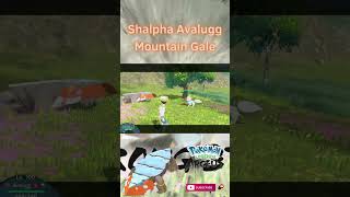 Shiny Alpha Hisuian Avalugg Signature Move Mountain Gale in Pokemon Legends Arceus [upl. by Cozza]