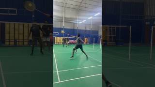 BACKHAND SLAP 🔥 badminton [upl. by Lahcar]