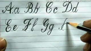 Modern Calligraphy a to z  calligraphy for Beginners✍ Calligraphy Tutorials [upl. by Aryl]