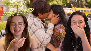 DO WE SHIP THIS  Never Have I Ever  Season 4 episode 3 quotliked a bad boyquot reaction [upl. by Nimesh]