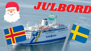 Julbord på Eckerö Linjen  Kryssning från Grisslehamn till Åland [upl. by Annazus]