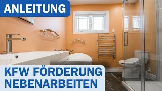 KfW Förderung Nebenarbeiten zur Barrierereduzierung [upl. by Gus958]