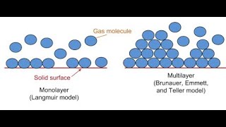 Solid gas interface physical adsorption Freundlich and Langmuir adsorption equations [upl. by Manny9]