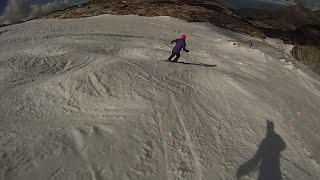 Fonna estación de esqui Glaciar Noruega Fonna ski resort Glacier Norway GOPRO [upl. by Aihsat]