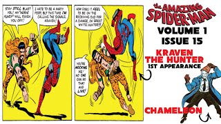 Amazing SpiderMan Volume 1 Issue 15 Comic Book Summary Kraven The Hunter Chameleon spiderman [upl. by Fleur]