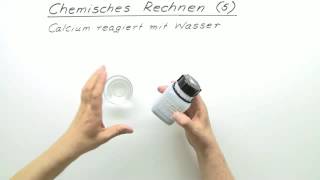 HERSTELLUNG VON LÖSCHKALK  BERECHNUNG  ÜBUNGSVIDEO 2  Chemie  Modelle Formeln und Konzepte [upl. by Ki792]