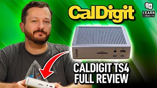 Testing the CalDigit TS4 Thundebolt Dock on Linux Quick Review [upl. by Naoj]