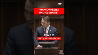 quotWyprowadziła unijną szmatęquot Wstrząsające słowa Sikorskiego do Szydło [upl. by Llertnac]