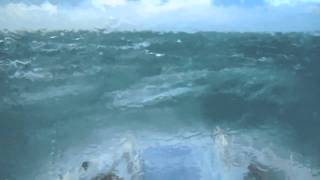 Rough seas crossing the Cook Strait [upl. by Naitsabes359]