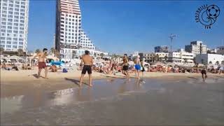 Footvolley UP in Tel Aviv beach [upl. by Rosenkranz543]