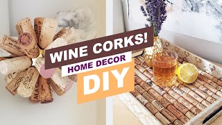 WINE CORKS DIY AMAZING AND EASY VINTAGE HOME DECOR PIECES [upl. by Trellas]