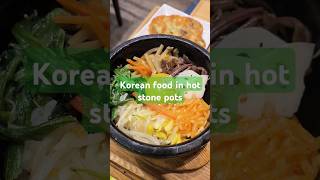 Korean food in hot stone pots [upl. by Nabal]