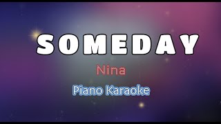 SOMEDAY  Nina Girado KARAOKE VERSION [upl. by Allicerp]