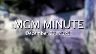 MGMMinute  December 27 2021  MGM Resorts [upl. by Naut796]