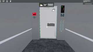 OTIS 3200 Traction ElevatorsLifts  Ginza Hotel  ROBLOX [upl. by Nyladnor]